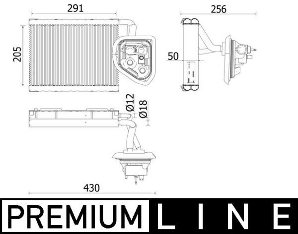 EVAPOTATOR BMW G30 G31 G11 G12 PREMIUM LINE 64119361708
