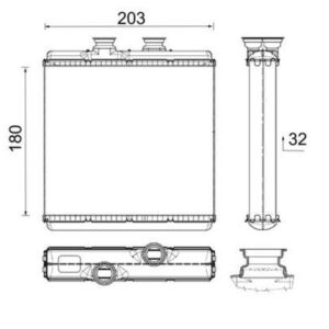 KALORIFER RADYATORU MERCEDES W204 W212 C218 R231 C190 R197 A2048300061