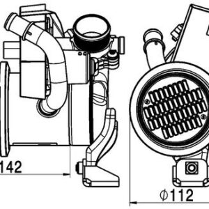EGSOZ GERİ DÖNÜŞ SOĞUTUCUSU PASSAT JETTA 13 04L131512D-04L131512BH-04L131512BQ