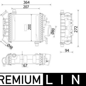 TURBOSARJ RADYATORU MERCEDES W205 W212 W213 W166 W222 C217