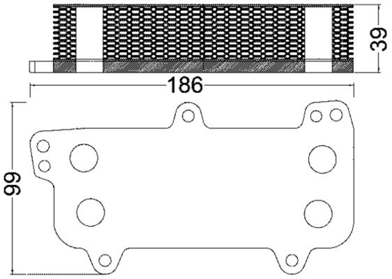 YAĞ SOĞUTUCUSU TRANSPORTER T5 - TOUAREG 2.5 TDI 2004-2010 130PS 070117021D