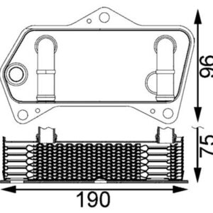 YAĞ SOĞUTUCUSU OTOMATİK ŞANZIMAN DSG GOLF-JETTA-PASSAT-CADDY-A3 2004-2013 1.4 TSI 1.9-2.0 TDI 02E409061B