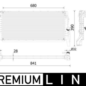 MOTOR SU RADYATORU BMW F45 F46 F48 F39 MINI F56 F54 F57 PREMIUM LINE 17117617637