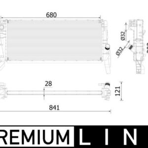 MOTOR SU RADYATORU BMW F45 F48 MINI F54 F56 F60 PREMIUM LINE 17118603089