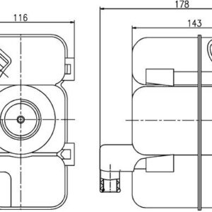 GENLEŞME TANKI VOLVO S60/ V70/ S80/ XC90 30741154-30723929-30741973