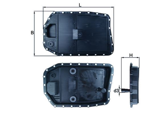 OTOMATIK SANZIMAN YAG FILTRESI GA6HP19 BMW E60 E90 E70 E71 24117571217 24152333907