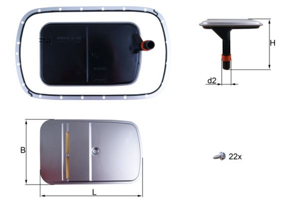 SANZIMAN FILTRE SETI BMW E46 E39 E83 M47 M57N 24117507643 24152333825 24117510010