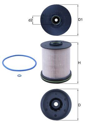KX491D YAKİT FİLTRESİ ASTRA K 1.6 CDTİ 15 B16DTE-B16DTH-B16DTI 13539108-23304096-23456595