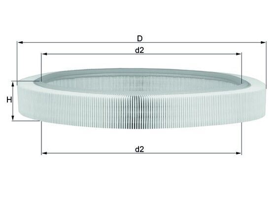 HAVA FILTRESI MERCEDES M102 W201 W124 S124 C124 A0030943804