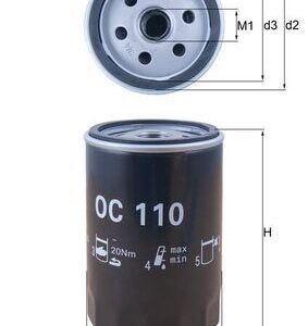 Spin-on oil filter