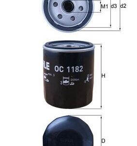 YAĞ FİLTRESİ MAZDA 3 09-12 6 02-07 CX-7 09-13
