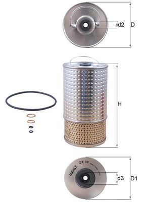 YAG FILTRESI MERCEDES OM601 OM602 OM603 W201 W202 W124 W140 A6011840025