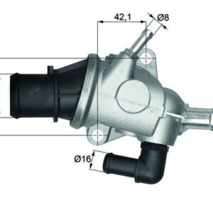 TERMOSTAT KOMPLE ALFA ROMEO 156 932 88C 60813208-60814382