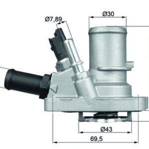 TERMOSTAT KOMPLE G1006.88 ALBEA-DOBLO-LINEA-PUNTO-IDEA-BRAVO-500- 1.4 BNZ Lİ MÜŞR LÜ 88C