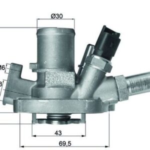 TERMOSTAT MUSURLU 80 C ALFA ROMEO GIULIETTA 10 MİTO 11 FIAT EGEA 16 500X 14 500L 12 JEEP RENEGADE 14 COMPASS 17 LANCIA DELTA III 07 14 1.4 1.4TBı