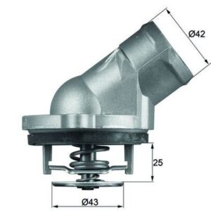 TERMOSTAT 87 C MERCEDES M112 W202 W203 CL203 W210 W211 W220 A1122030275