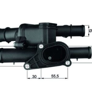 TERMOSTAT KOMPLE BORA-GOLF IV-A3 1.9-2.3-2.0 99-05 OTOM. 105C 06A121111A-06A121513A