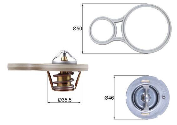 TERMOSTAT MINI R50 R52 R53 11537596787