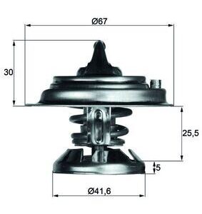 TERMOSTAT 85 C MERCEDES OM601 OM602 OM603 OM605 OM611 OM612 W124 W201 W210 W460 W461 W463 B901 B904 A6012000015