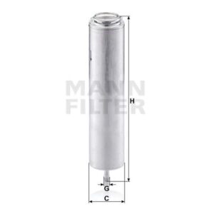 WK5002x YAKIT FILTRESI BMW E81 E82 E87 E88 E90 E46 E60 F10 F06 F07 E65 F01 E83 E70 F15 F16 E70 E71 MINI R55 R56 R57 R59 R60 R61 13327811227
