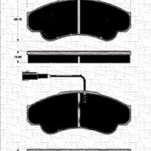 ÖN FREN BALATASI FİŞLİ BOXER 02/06 JUMPER 02/06 DUCATO 02/06 B.Y TİP 1800 KG 4254.59-77362216-4252.44-4252.45