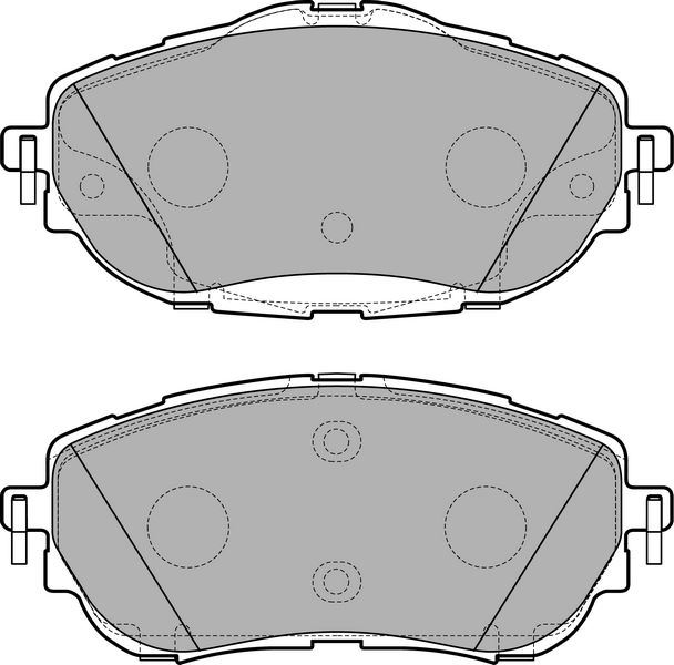 ÖN FREN BALATA TOYOTA AURIS COROLLA 1.33L 1.6L 1NR-FE 1ZR-FAE NRE180 ZRE181 ZRE185 12- / 1.4L 1ND-FTV NDE180 12-