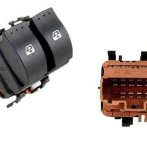 CAM AÇMA/KAPAMA ÇİFTLİ ÖN SOL ÇİFTLİ-SİYAH RENAULT MEGANE II 02  TRAFIC II 06  LAGUNA II 01  OPEL VİVARO A 06  10 FİŞLİ