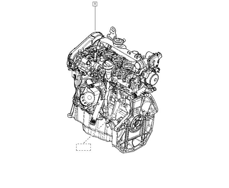 MOTOR KOMPLE CLIO V 19 KADJAR 18 MEGANE IV 18 DUSTER II 18 DOKKER 18 1.3TCe H5H 470