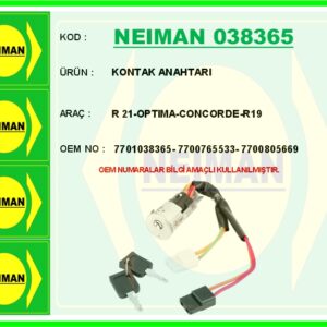 KONTAK ANAHTARI R 21-OPTIMA-CONCORDE-R19