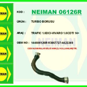 TURBO BORUSU TRAFIC 1.6DCI-VIVARO 1.6CDTI 14