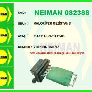 KALORİFER REZİSTANSI FIAT PALIO-FIAT 500