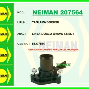 YAĞLAMA BORUSU LINEA-DOBLO-BRAVO 1.6 MJT