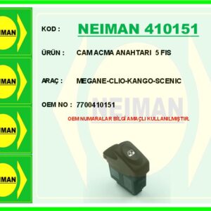 CAM ACMA ANAHTARI 5 FIS MEGANE-CLIO-KANGO-SCENIC