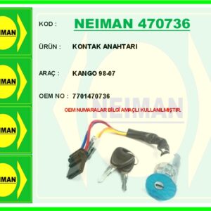 KONTAK KİLİDİ - ANAHTARLI RENAULT KANGOO 98 07