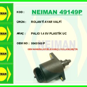 ROLANTİ AYAR VALFİ PALIO 1.4 8V PLASTİK UC