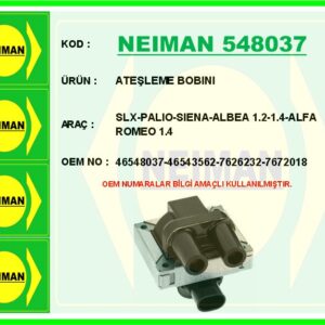 ATEŞLEME BOBINI SLX-PALIO-SIENA-ALBEA 1.2-1.4-ALFA ROMEO 1.4