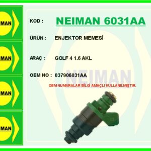 ENJEKTOR MEMESİ GOLF 4 1.6 AKL