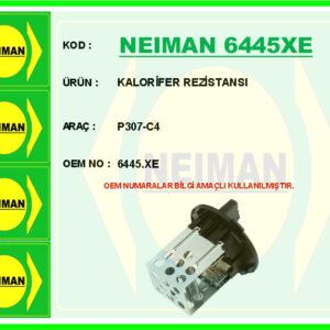 KALORİFER REZİSTANSI P307-C4