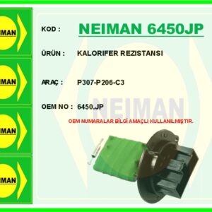 KALORIFER REZISTANSI P307-P206-C3