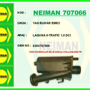YAG BUHAR EMICI LAGUNA II-TRAFIC 1.9 DCI