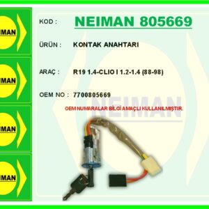 KONTAK ANAHTARI R19 1.4-CLIO I 1.2-1.4 88-98