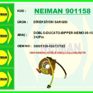 DİREKSİYON SARGISI DOBLO-DUCATO-BIPPER-NEMO 08-15 2 2Pin