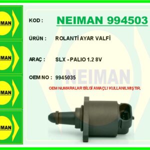 ROLANTİ AYAR VALFİ SLX - PALIO 1.2 8V