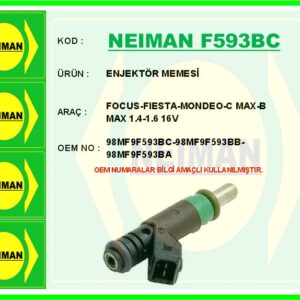 ENJEKTÖR MEMESİ FIESTA 02  FOCUS I-II 98  MONDEO IV 07 1 4C MAX 1.4-1.6 ZETEC 04  B-MAX 14  1.6 ZET EC