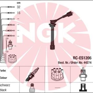 BUJİ KABLOSU SUZUKI GRAND VITARA 1.6L G16B SQ416 3 kapı 04-05 kısa pipo / SUPER CARRY 1.3L G13B GA 413 99-  - 2 kablolu set RC-ES1206