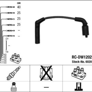 BUJİ KABLOSU CHEVROLET KALOS 1.2L 05-  / AVEO 1.2L 03-  RC-DW1202
