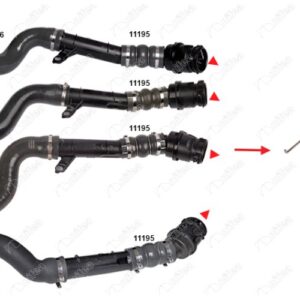 TURBOSARJ BORU SEGMANI RENAULT CLIO IV-CAPTUR-LOGAN II-SANDERO II-DOKKER-DUSTER K9K 1.5dCi . MERCEDE S CITAN OM607 W415