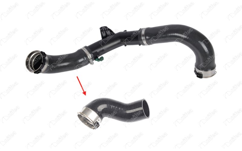 TURBO HORTUMU PLASTİK BORU HARİÇ ÖNDEN ÇEKİŞLİ ARAÇLARDA KULLANILMIŞTIR MASTER 3-MOVANO B 95519367-95524209-1446300Q2M-1446300Q2E