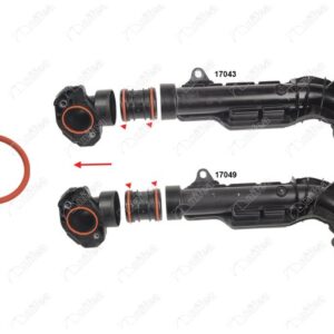 TURBO HAVA HORTUM CONTASI CORSA F-ASTRA L-MOKKA-COMBO E-CRANDLAND-CROSSLAND-VIVARO C-PARTNER-