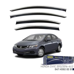 KROMLU CAM RÜZGARLIĞI HONDA CIVIC 2012-2016 4LÜ